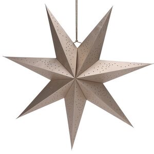 Подвесная звезда из бумаги Инес 60 см золотистая Koopman фото 1