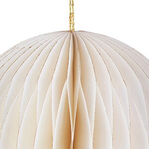 Бумажный шар Армель 15 см молочный Koopman фото 2