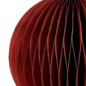 Бумажный шар Армель 15 см бордовый Koopman фото 4