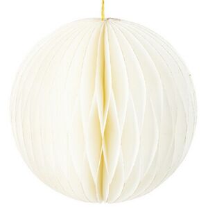 Бумажный шар Армель 15 см молочный Koopman фото 1