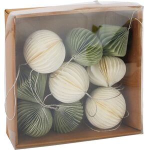 Набор подвесных украшений из бумаги Соты - Ваниль и Кардамон 6 см, 9 шт Koopman фото 1