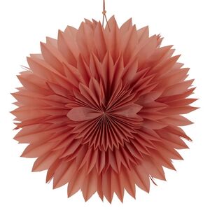 Подвесное украшение из бумаги Альканте 50 см персиковое Koopman фото 1