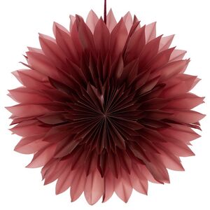 Подвесное украшение из бумаги Альканте 50 см бордо Koopman фото 1