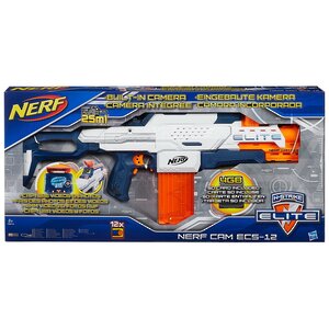 Видеобластер Nerf Элит с мягкими патронами Hasbro фото 8