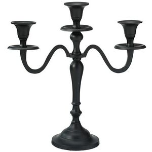 Подсвечник канделябр на 3 свечи Nocturne Noir 30 см Koopman фото 1