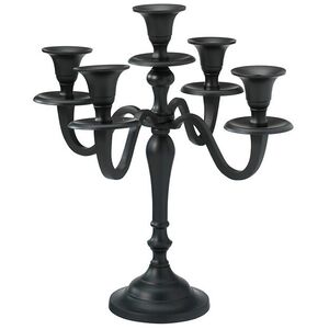 Подсвечник канделябр на 5 свечей Nocturne Noir 30 см Koopman фото 1