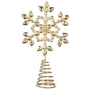 Верхушка на елку Снежинка Арданес 26 см золотая Koopman фото 6