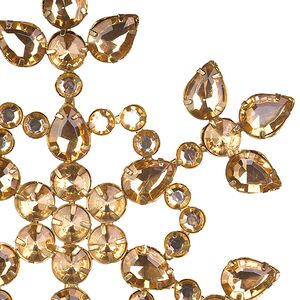 Верхушка на елку Снежинка Арданес 26 см золотая Koopman фото 4