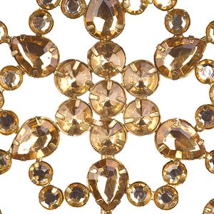 Верхушка на елку Снежинка Арданес 26 см золотая Koopman фото 5