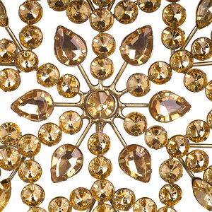 Верхушка на елку Снежинка Джове 26 см золотая Koopman фото 5