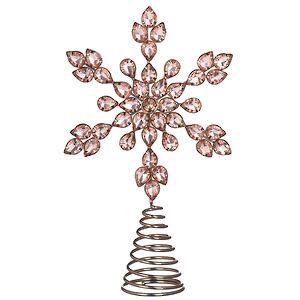 Верхушка на елку Снежинка Вискарди 26 см Koopman фото 1