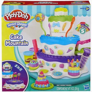 Набор для лепки Play-Doh: Праздничный торт с инструментами Hasbro фото 8