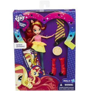 Кукла Модница Сансет Шиммер с аксессуарами (Девушки Эквестрии. My Little Pony) Hasbro фото 6