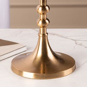 Декоративный подсвечник для 1 свечи Лиабрен 31 см золотой Koopman фото 3