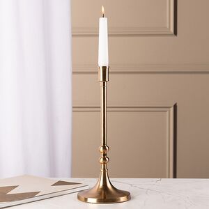 Декоративный подсвечник для 1 свечи Лиабрен 31 см золотой Koopman фото 2