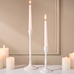 Металлический подсвечник Antonio 17 см молочный