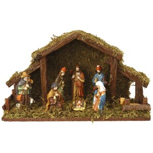 Рождественский вертеп Christmas Story 39*23 см, с подсветкой, на батарейках