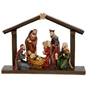 Рождественский вертеп - композиция Явление младенца Христа, 20*15 см Koopman фото 1