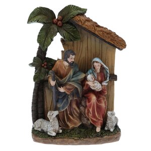 Рождественский вертеп Иосиф и Дева Мария с Иисусом на руках 21*15 см Koopman фото 1