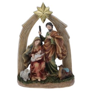 Рождественский вертеп Святое Семейство под Вифлеемской Звездой 21*15 см Koopman фото 1