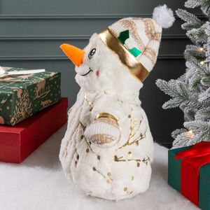 Декоративная фигура Снеговик Эван 30 см Koopman фото 6