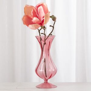 Стеклянная ваза Del Vetro - Belluno 19 см розовая Koopman фото 1