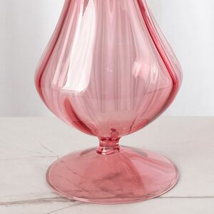 Стеклянная ваза Del Vetro - Belluno 19 см розовая Koopman фото 4
