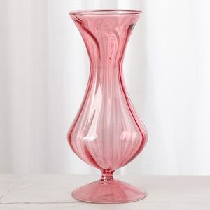 Стеклянная ваза Del Vetro - Belluno 19 см розовая Koopman фото 3