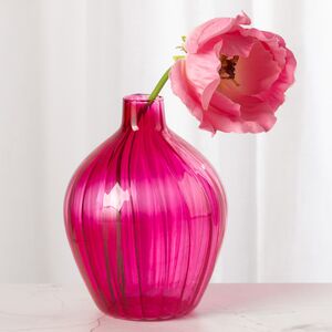 Стеклянная ваза Амберг 8 см пурпурная