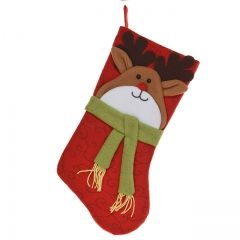Новогодний носок Олень в шарфе 45 см Koopman фото 1