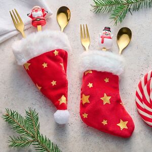 Набор чехлов для столовых приборов Christmas Party 14 см, 2 шт