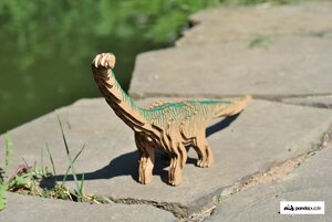 Пазл 3D Бронтозавр, 42 см, гофрокартон Panda Puzzle фото 2