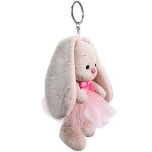 Мягкая игрушка-брелок Зайка Ми в розовой юбке с бантиком 14 см Budi Basa фото 2