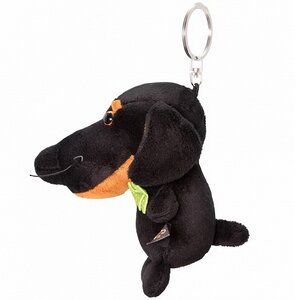 Мягкая игрушка-брелок Собака Ваксон с бантиком 14 см Budi Basa фото 3
