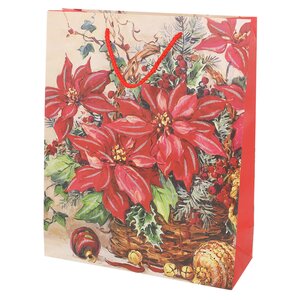 Подарочный пакет Noel de Luxe - Рождественские цветы 32*26 см Koopman фото 1