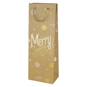 Пакет для бутылки Craft Christmas - С Рождеством! 36*13 см