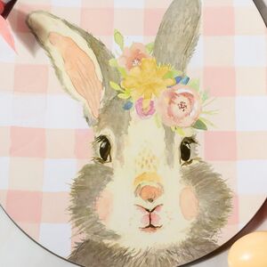 Пасхальное блюдо Цветочный Зайка 35*29 см Koopman (Купман) фото 2