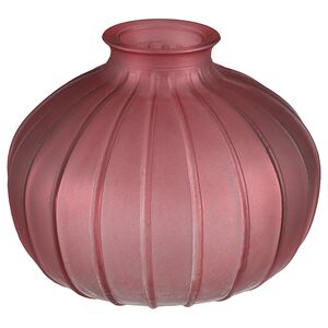 Стеклянная ваза для цветов Evening Dawn 9 см темно-розовая Koopman фото 4