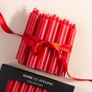 Набор свечей Brecon 10 см, 20 шт, красный Koopman (Купман) фото 1