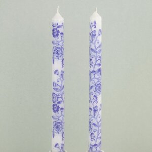 Высокие свечи Romantic Florete 25 см, 2 шт Koopman фото 1