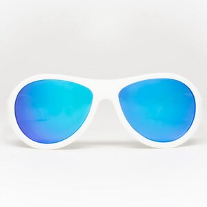 Солнцезащитные очки для подростков Babiators Aces. Шалун, 6-14 лет, белый, cиние линзы Babiators фото 5