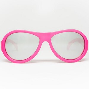 Солнцезащитные очки для подростков Babiators Aces. Поп-звезда, 6-14 лет, розовый, зеркальные линзы Babiators фото 5
