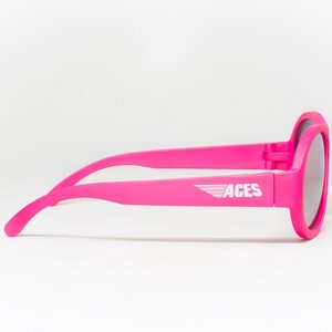 Солнцезащитные очки для подростков Babiators Aces. Поп-звезда, 6-14 лет, розовый, зеркальные линзы Babiators фото 6