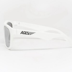 Солнцезащитные очки для подростков Babiators Aces Navigators. Шалун, 6-14 лет, белый, серебряные линзы Babiators фото 7