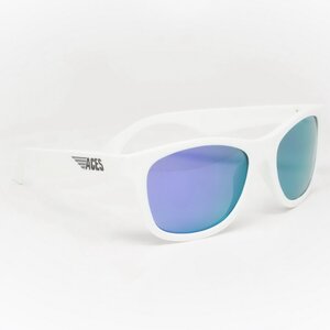 Солнцезащитные очки для подростков Babiators Aces Navigators. Шалун, 6-14 лет, белый, фиолетовые линзы Babiators фото 2