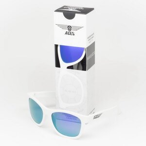 Солнцезащитные очки для подростков Babiators Aces Navigators. Шалун, 6-14 лет, белый, фиолетовые линзы Babiators фото 4
