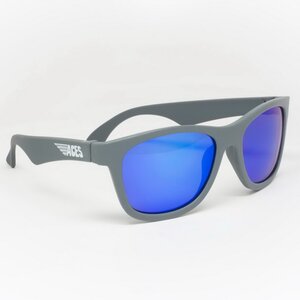 Солнцезащитные очки для подростков Babiators Aces Navigators. Галактика, 6-14 лет, серый, синие линзы