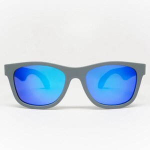 Солнцезащитные очки для подростков Babiators Aces Navigators. Галактика, 6-14 лет, серый, синие линзы Babiators фото 4
