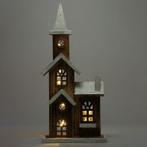 Домик с подсветкой Doppelhaus - Торнтон 41 см, на батарейках Koopman фото 1