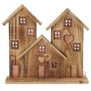 Домик с подсветкой Doppelhaus - Блэквуд 29 см Koopman фото 1